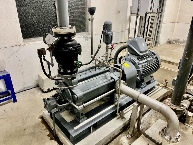 R6牧園町高千穂第1水源池1号送水ポンプ取替工事